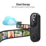 ⁦جرس باب ذكي CM28 بتقنية الواي فاي والفيديو⁩ - الصورة ⁦4⁩