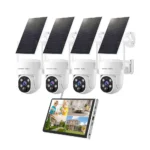 ⁦نظام كاميرات مراقبة لاسلكية متحركة 4 كاميرات بدقة 4 ميجا 2k⁩ - الصورة ⁦2⁩