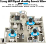 ⁦كاميرا مراقبة اطفال 5MP مع زوم ورؤية ليلية⁩ - الصورة ⁦2⁩