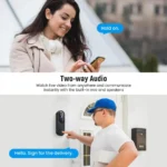 ⁦جرس باب ذكي CM28 بتقنية الواي فاي والفيديو⁩ - الصورة ⁦7⁩