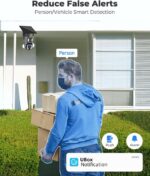 ⁦كاميرا مراقبة خارجية بالطاقة الشمسية 4K تعمل بالواي فايWIFI⁩ - الصورة ⁦3⁩