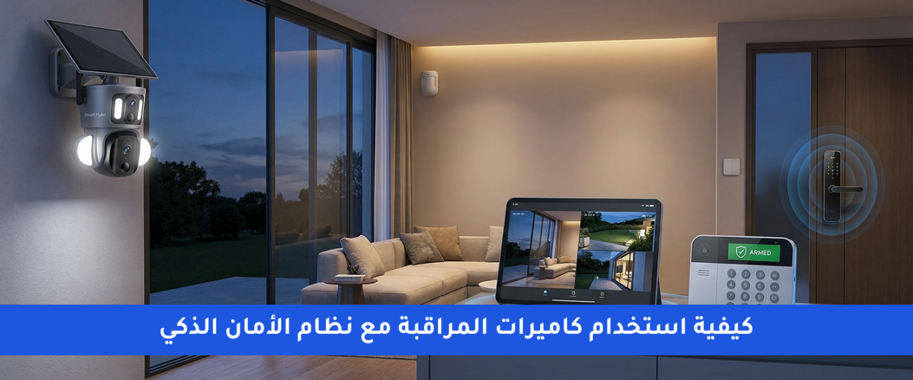 كاميرات مراقبة مع نظام الأمان الذكي